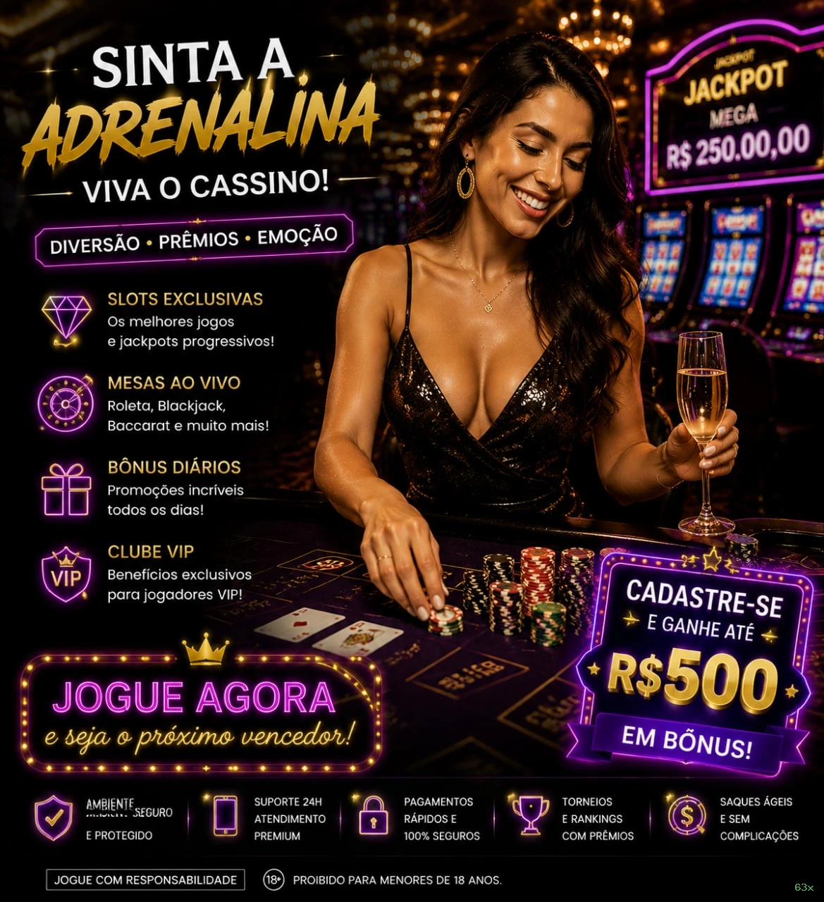 63x: Os Melhores Recursos da Seção Arcade Que Você Precisa Conhecer